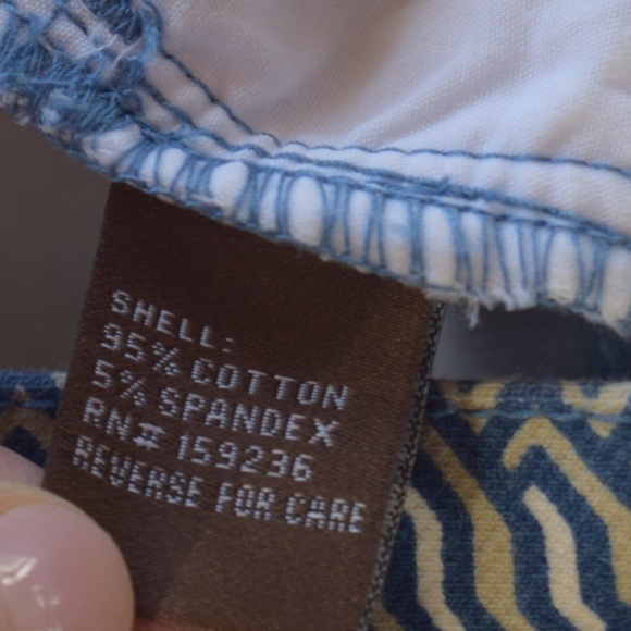 J. McLaughlin jeans  Baxter style Jeans Navy Sand Size 6 - Picture 10 of 12